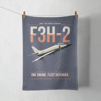 Thumbnail for F3H-2 Demon design on navy blue towel