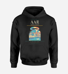 Single-Side Printing — Aarhus Airport (AAR) Double-Side Hoodie
