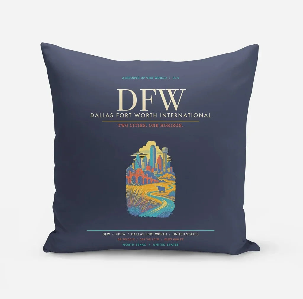 Dallas Fort Worth International Airport DFW - Navy Blue