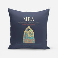 Thumbnail for Moi International Airport (MBA) design on navy blue pillow