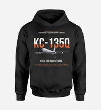 Thumbnail for KC-135Q Blackbird Tanker design on black double-side hoodie, single-side print