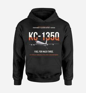 Single-Side Printing — KC-135Q Blackbird Tanker Double-Side Hoodie