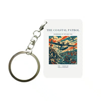 Thumbnail for VINTAGE G4035 - The Coastal Patrol - Designed Key Chain design on white