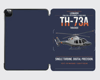 Thumbnail for Leonardo TH-73A Thrasher design on navy blue ipad tablet case