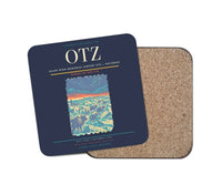 Thumbnail for Ralph Wien Memorial Airport (OTZ) design on navy blue 1 piece coaster