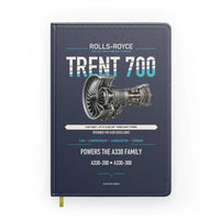 Thumbnail for TRENT 700 design on navy blue notebook