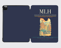 Thumbnail for EuroAirport Basel-Mulhouse-Freiburg (MLH) design on navy blue ipad tablet case