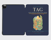 Thumbnail for Bohol-Panglao International Airport (TAG) design on navy blue ipad tablet case