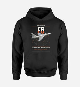Single-Side Printing — Hawker Hunter F6 Double-Side Hoodie