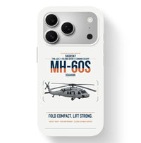 Thumbnail for Sikorsky MH-60S Seahawk design on white magsafe iphone case, for iPhone 17 Pro