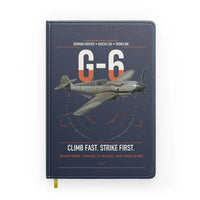 Thumbnail for Messerschmitt Bf 109G-6 design on navy blue notebook