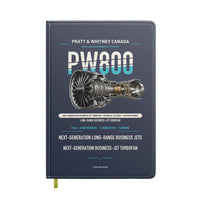 Thumbnail for PW800 design on navy blue notebook