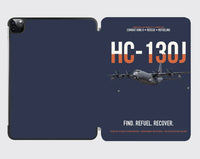 Thumbnail for HC-130J COMBAT KING II design on navy blue ipad tablet case