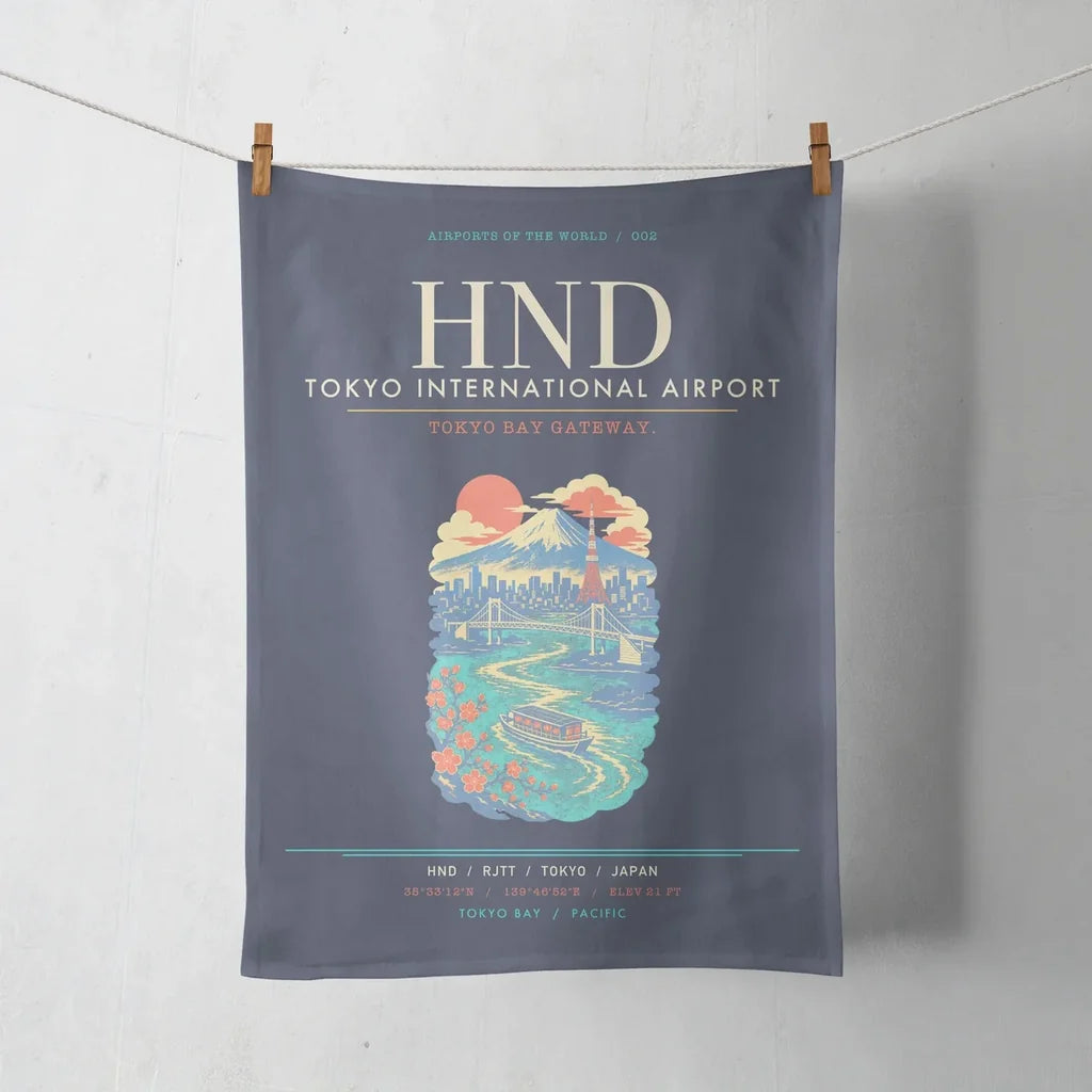 Tokyo Haneda Airport HND - Navy Blue