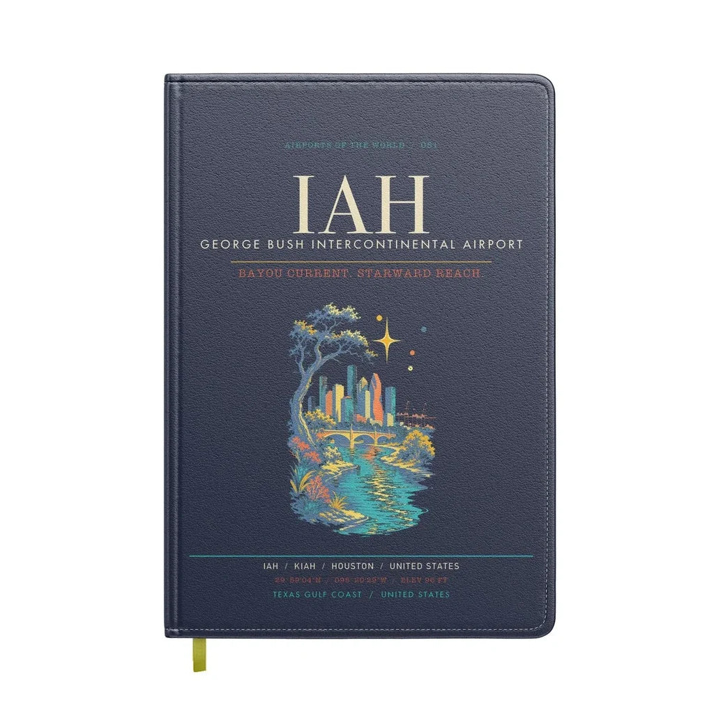Houston George Bush Intercontinental Airport IAH - Navy Blue