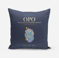 Thumbnail for Porto Francisco Sa Carneiro Airport OPO - Douro Azulejo Current - Navy Blue
