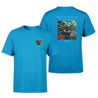 Thumbnail for VINTAGE G4405 - The Volcano Beach Strip - Double-Side T-Shirt design on turquoise double side t shirt