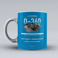 Thumbnail for Mug design on turquoise o 360