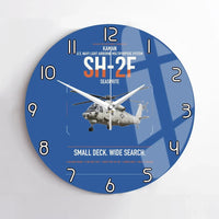 Thumbnail for Kaman SH-2F Seasprite design on blue no frame wall clock