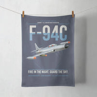 Thumbnail for F-94C Starfire design on navy blue towel