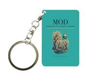 Thumbnail for Modesto City-County Airport (MOD) design on turquoise key chain