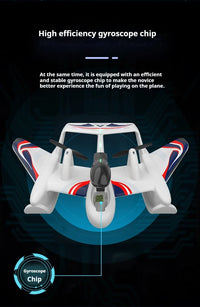 Thumbnail for Amphibious Waterproof Gyro Stabilized EPP Foam Fixed-Wing Glider Aircraft Remote Control Plane - view 16