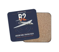 Thumbnail for Handley Page Victor B2 design on navy blue 1 piece coaster