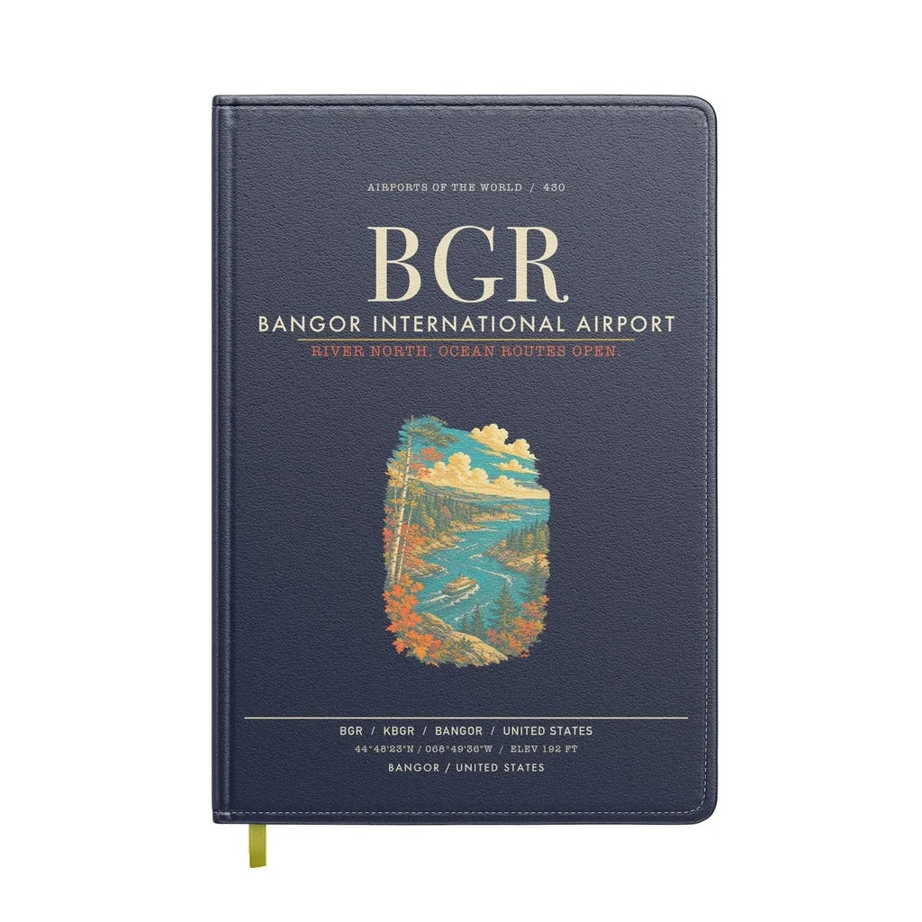 Bangor International Airport BGR - Navy Blue