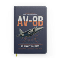 Thumbnail for AV-8B Harrier II design on navy blue notebook