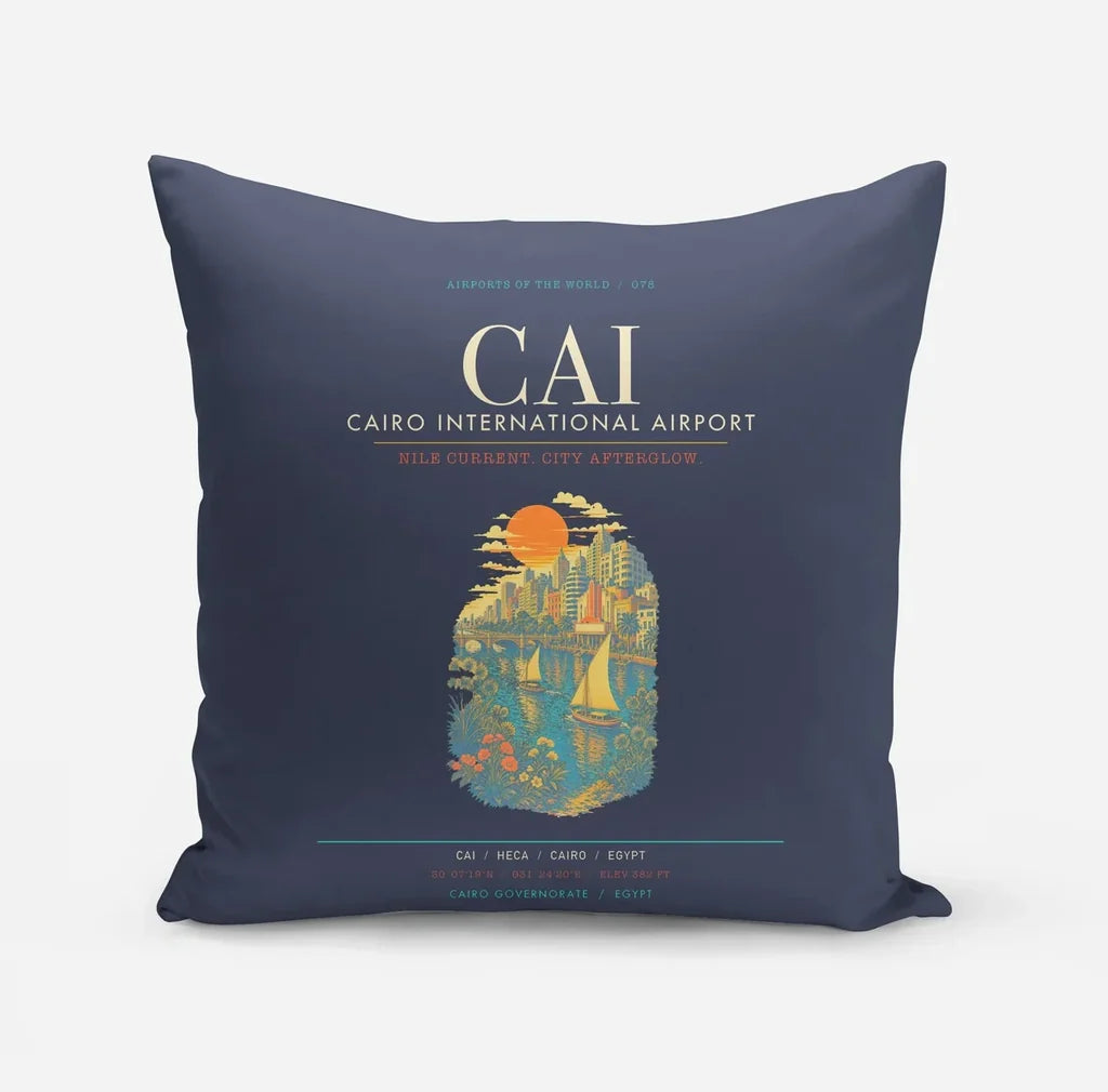 Cairo International Airport CAI - Navy Blue