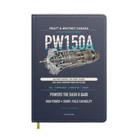 Thumbnail for PW150A design on navy blue notebook