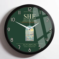 Thumbnail for Shenyang Taoxian International Airport SHE Wall-Clock Framed - Dark Green