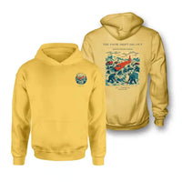 Thumbnail for VINTAGE G4355 - The Snow Drift Dig-Out - Double-Side Hoodie design on yellow double side