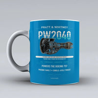 Thumbnail for Mug design on turquoise pw2040