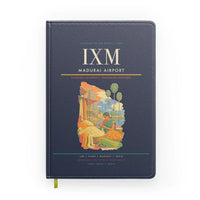 Thumbnail for Madurai Airport (IXM) design on navy blue notebook