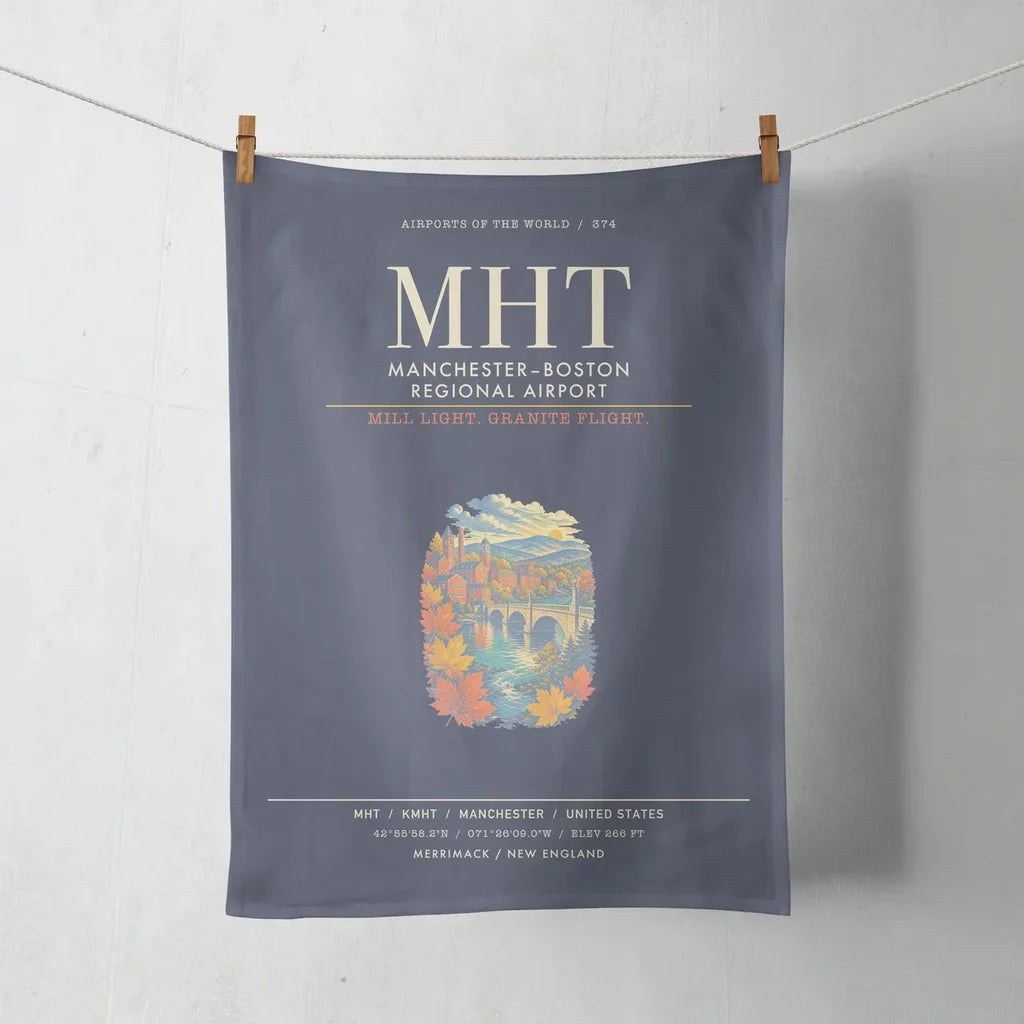 ManchesterBoston Regional Airport MHT - Navy Blue