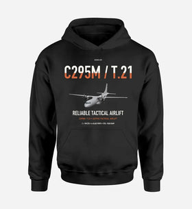 Single-Side Printing — Airbus C295M T.21 Double-Side Hoodie