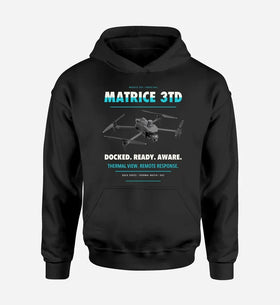 Single-Side Printing — DJI Matrice 3TD Drone Double-Side Hoodie