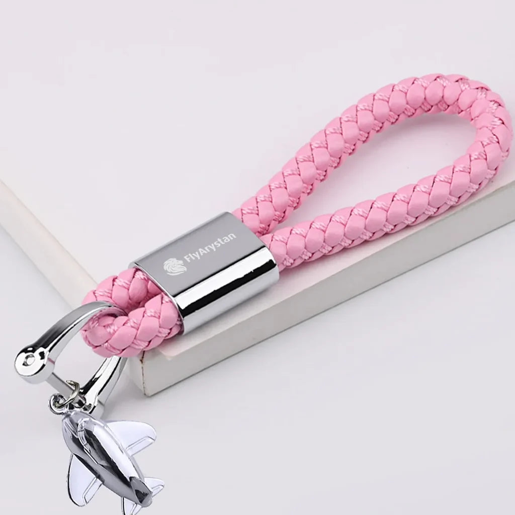 Customisable FlyArystan Design Leather Car Key Chain - view 16