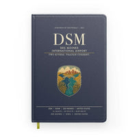 Thumbnail for Des Moines International Airport (DSM) design on navy blue notebook