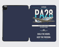 Thumbnail for Piper PA-28 Cherokee design on navy blue ipad tablet case
