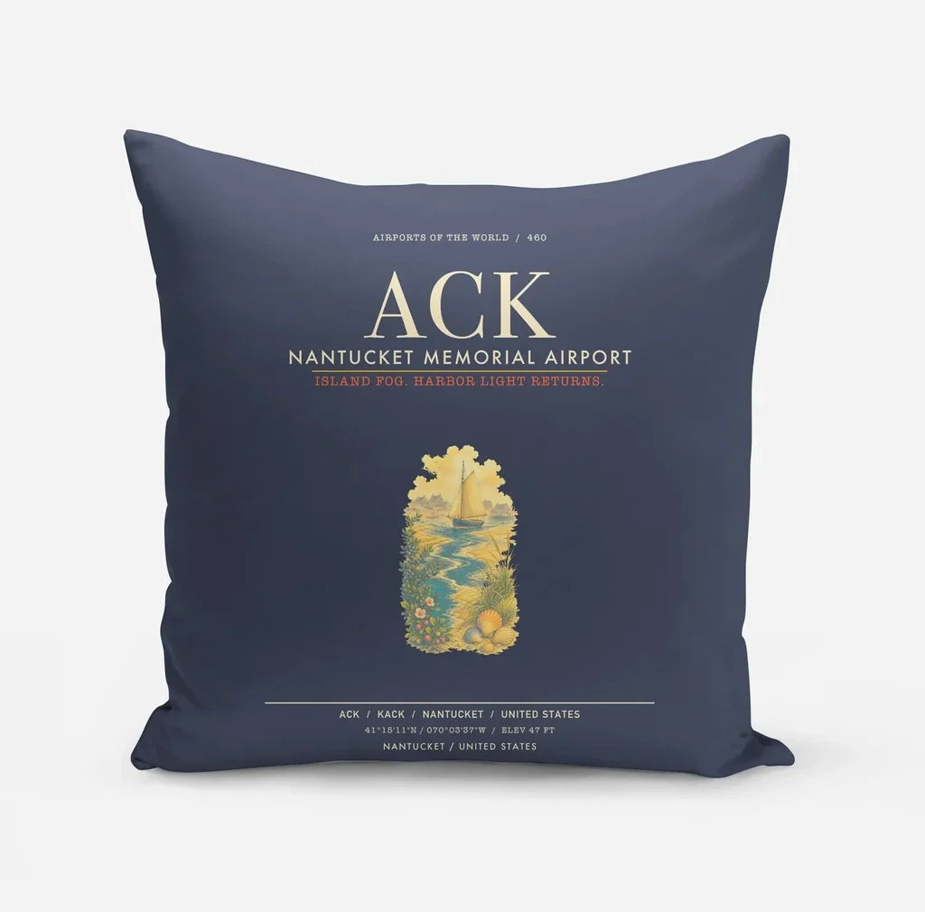 Nantucket Memorial Airport ACK - Navy Blue