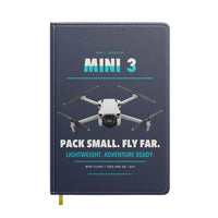 Thumbnail for DJI Mini 3 design on navy blue notebook