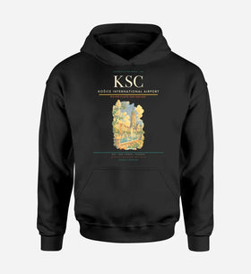 Single-Side Printing — Košice International Airport (KSC) Double-Side Hoodie