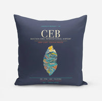 Thumbnail for Mactan-Cebu International Airport CEB - Visayan Reef Loom - Navy Blue