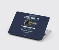 Thumbnail for TRENT XWB-97 design on navy blue MacBook case