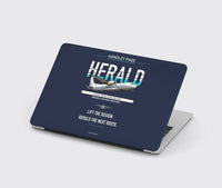 Thumbnail for Handley Page HPR.7 Dart Herald design on navy blue MacBook case
