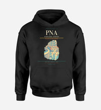 Thumbnail for Pamplona Airport (PNA) design on black hoodie single-side print