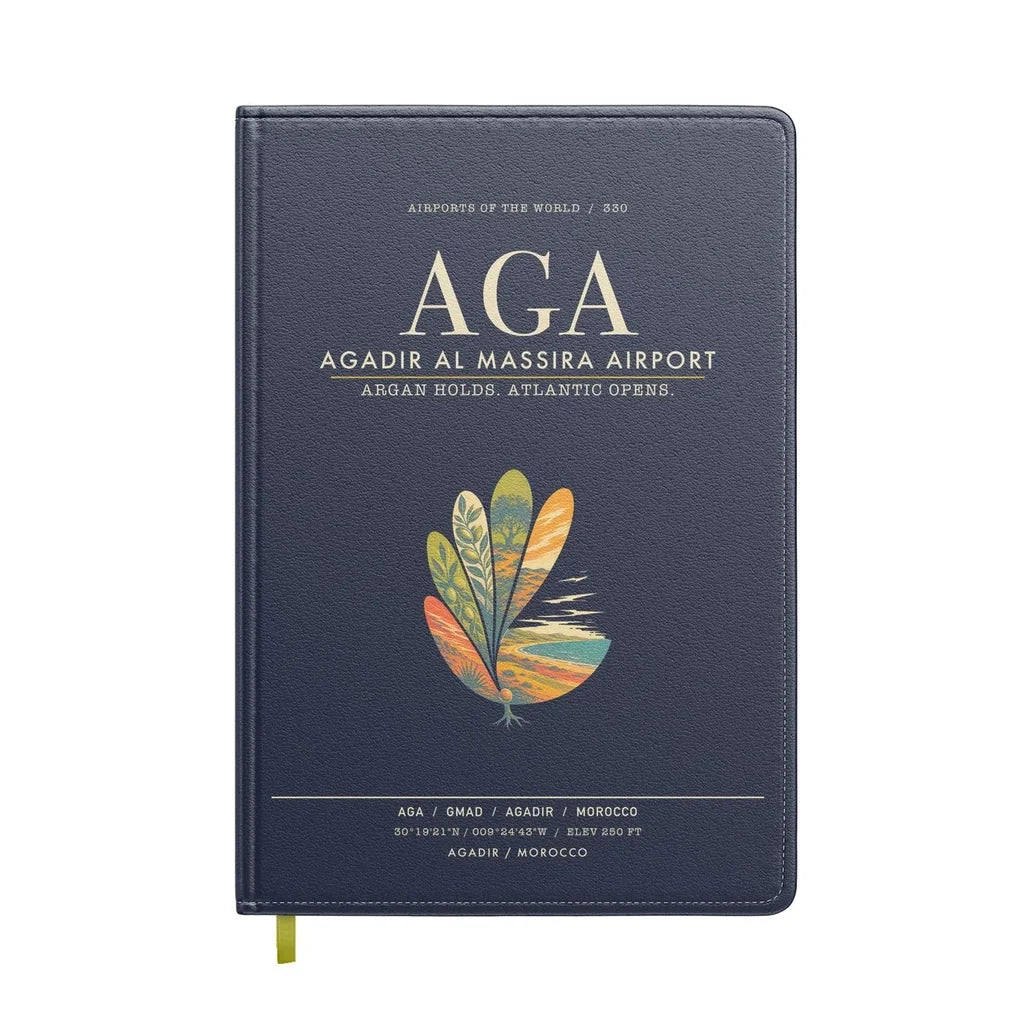 Agadir Al Massira Airport AGA - Navy Blue