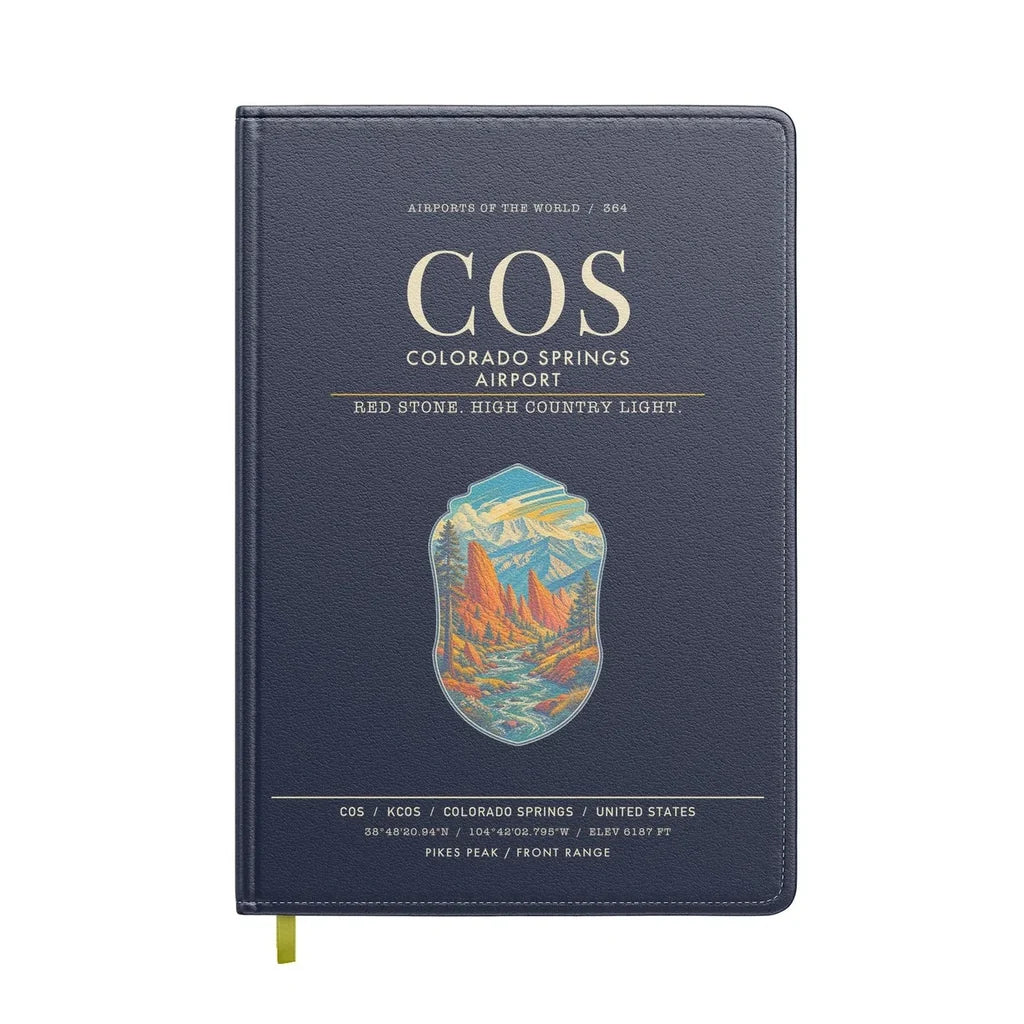 Colorado Springs Airport COS - Navy Blue